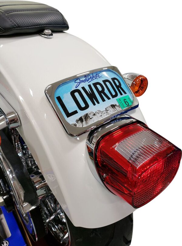 Large Radius Three-Bolt Style License Plate Mount Assembly - Image 2
