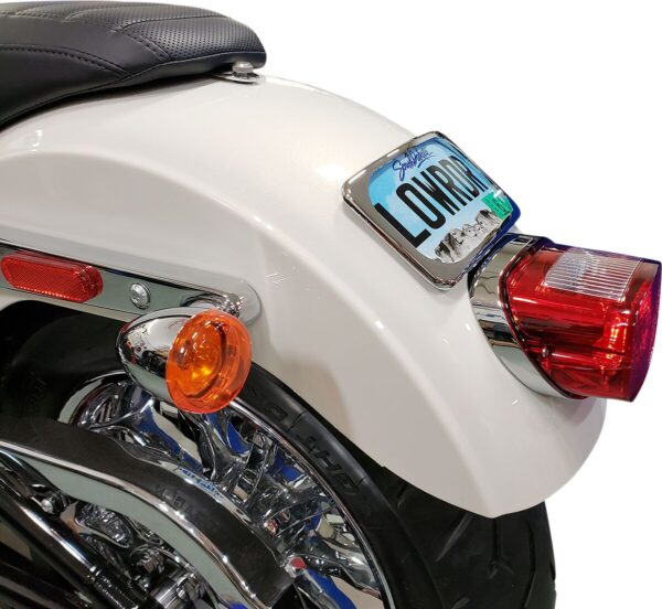 Large Radius Three-Bolt Style License Plate Mount Assembly - Image 4