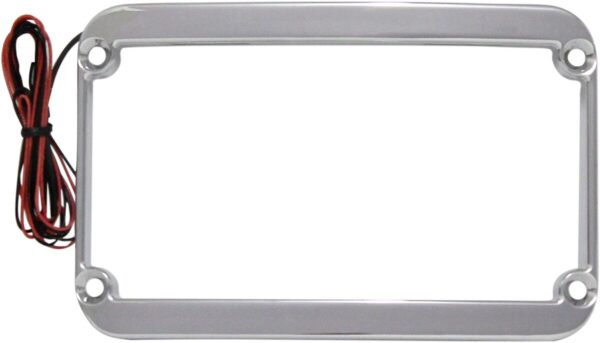 WFB™ Benchmark Stretched Rear Fender Lighted License Plate Frame - Image 3