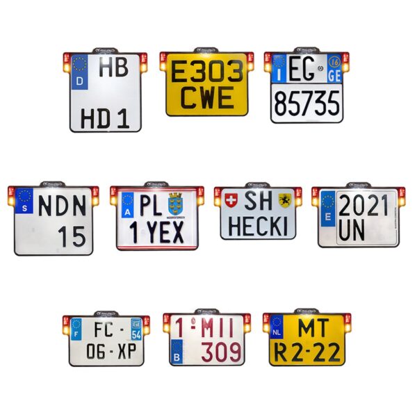 All-in-One 2.0 License Plate Holder w/ LED Plate Lights, Brake and Rear Lights - Image 2