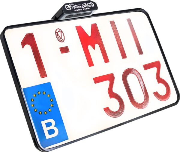License Plate With Taillight - Image 2