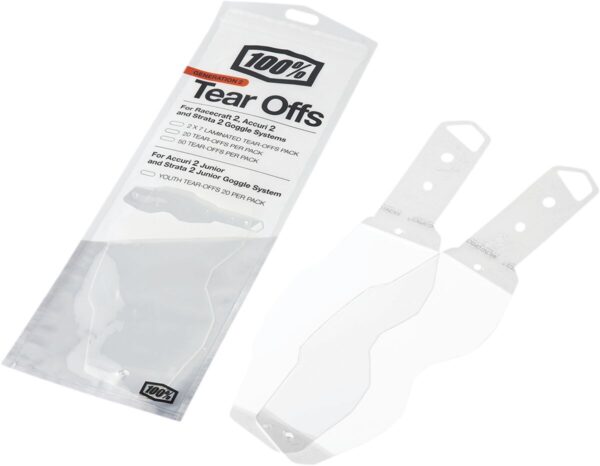 Accuri 2/Racecraft 2/Strata 2 Goggle Tear-Offs - Image 2