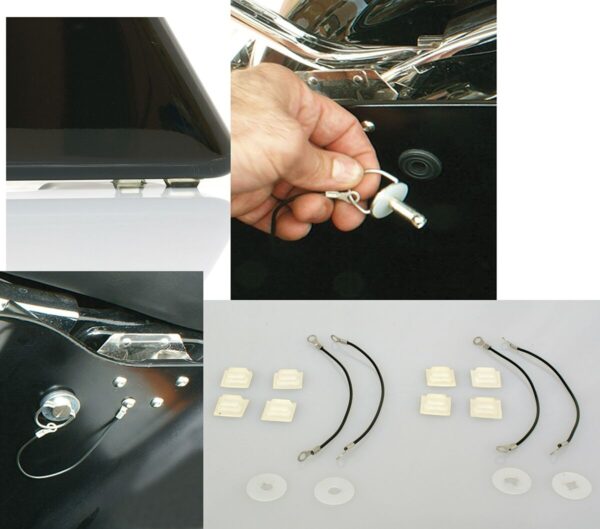 Bagger Budz Saddlebag Bumpers and Pin Retainer Kit - Image 2