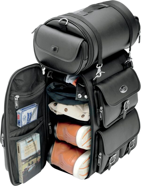 EX2200 Sissy Bar Bag with Roll Bag - Image 3