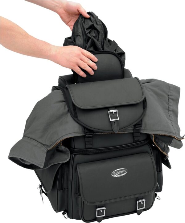 BR3400EX Combination Backrest, Backseat, and Sissy Bar Bag - Image 4
