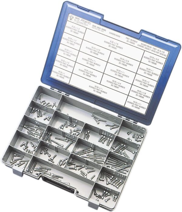 #8 and #10 Fine/Coarse Thread Socket-Head Bolt Kit - Image 2