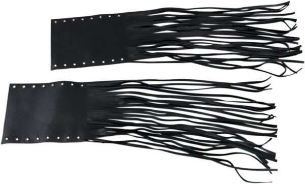 Fringed Leather Grip Covers - Image 2