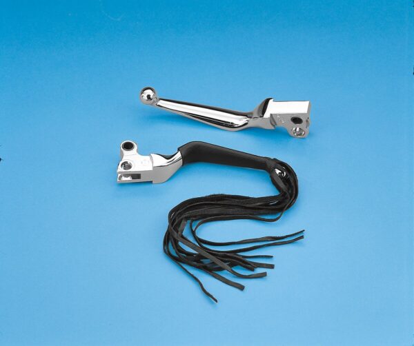 Fringed Leather Lever Covers - Image 2