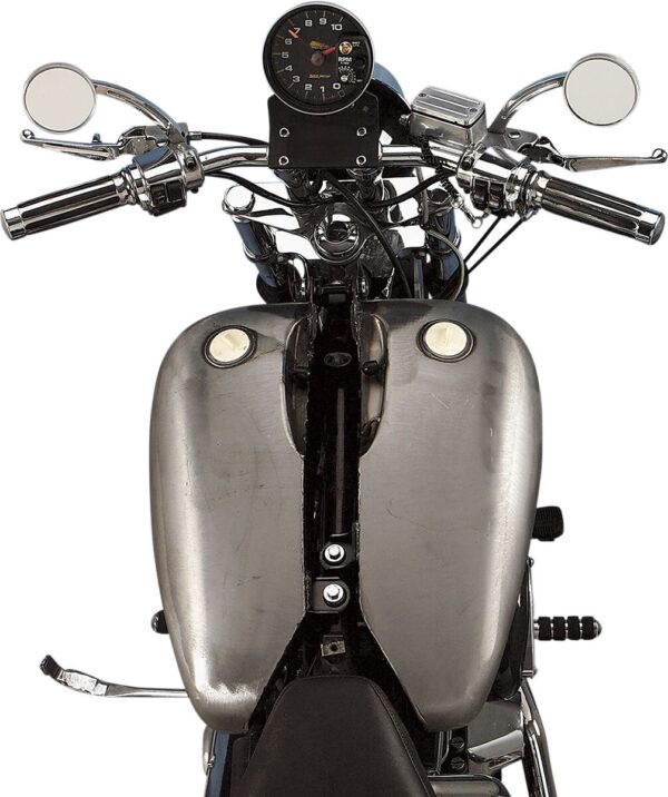 2" Extended Two-Piece Flat-Side Gas Tank Set - Image 3